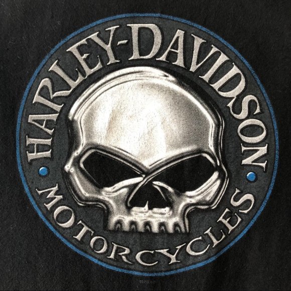 Harley-Davidson Men’s Black Skull Sleeveless Shirt - Picture 4 of 9